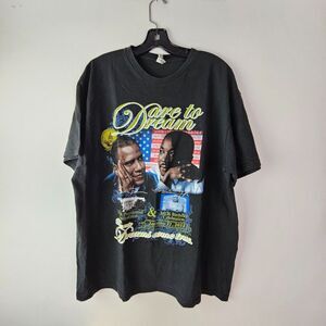 Black History "Dare to Dream" T-Shirt Obama MLK Martin Luther King Jr XL Casual‎